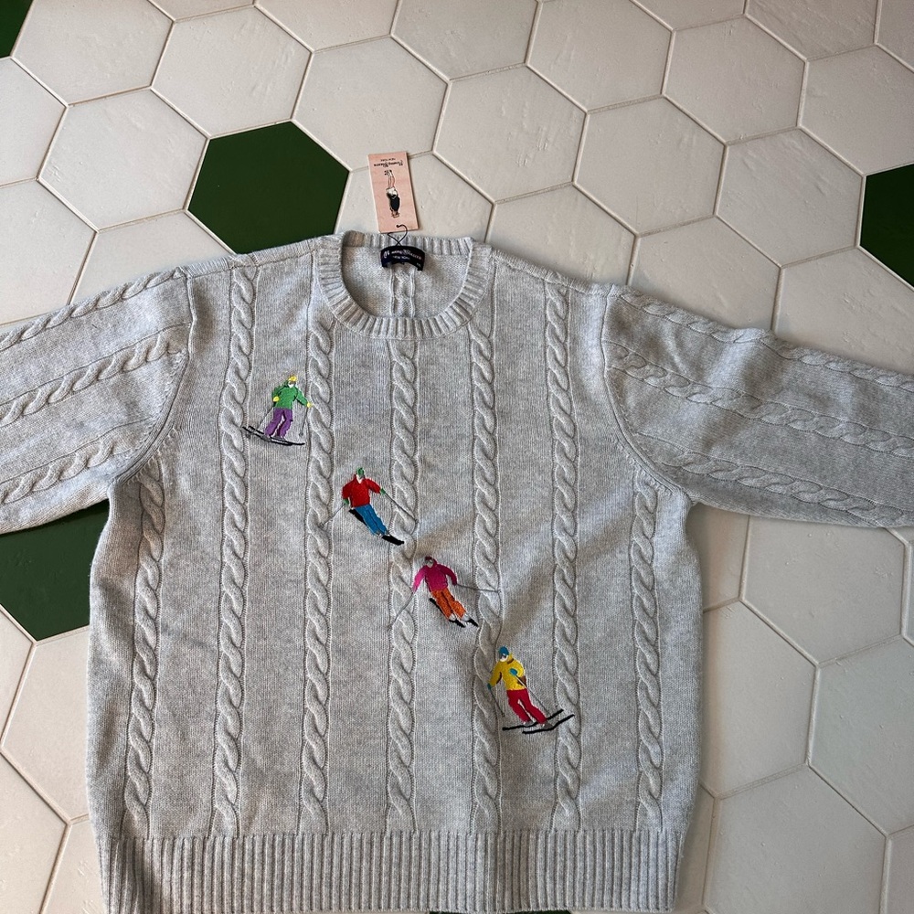 Rowing Blazers Gray Knit Sweater